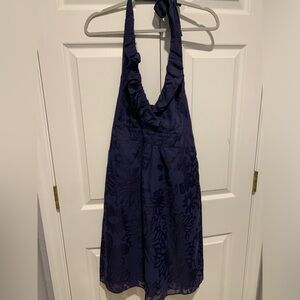 Lilly Pulitzer Ramona Halter Dress in Navy Size 8